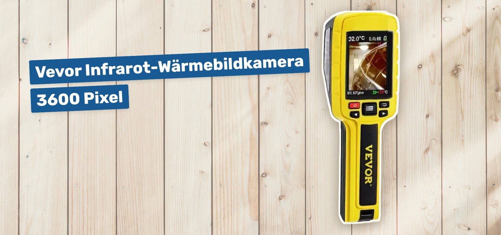 Vevor Infrarot-Wärmebildkamera 3600 Pixel