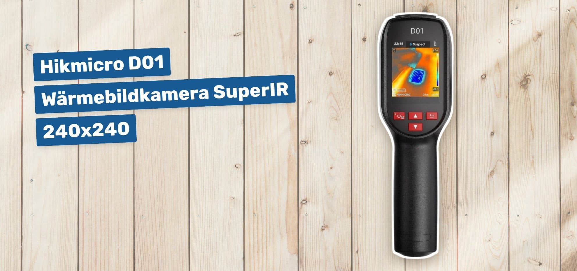 Hikmicro D01 Wärmebildkamera SuperIR 240x240